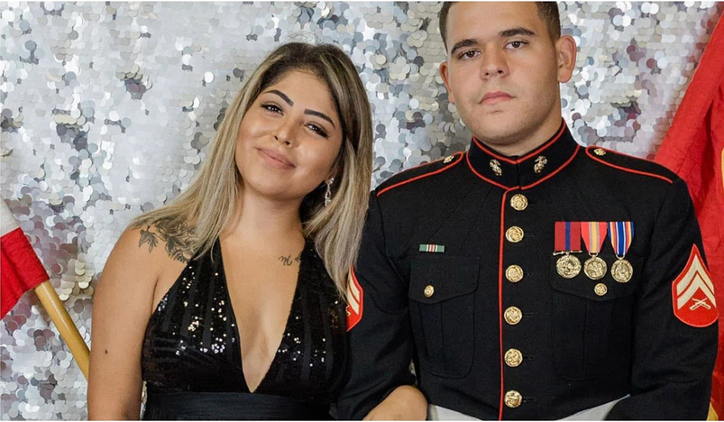 Dana Alotaibi with her US marine husband